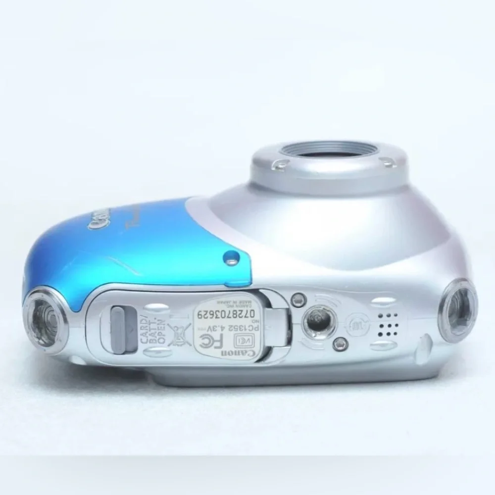 Canon Blue Underwater Photography Camera Near Mint Tested Working Conditions